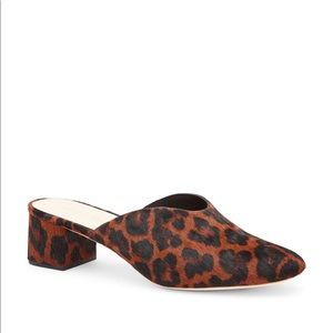 Loeffler Randall Leopard Animal Hair Mule